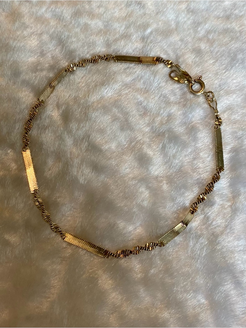 🍀VTG Avon Chain Bracelet Linked Bar Design